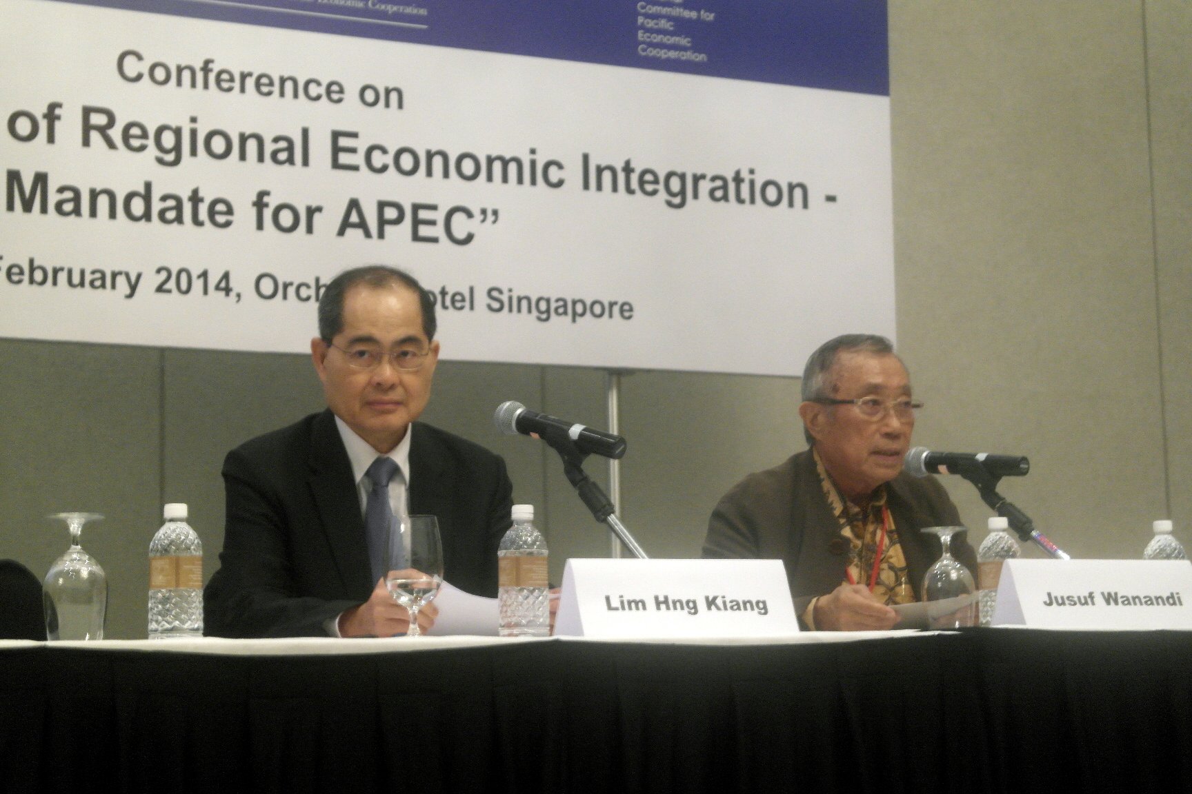 2014 Singapore conference Lim Hng Kiang Jusuf Wanandi